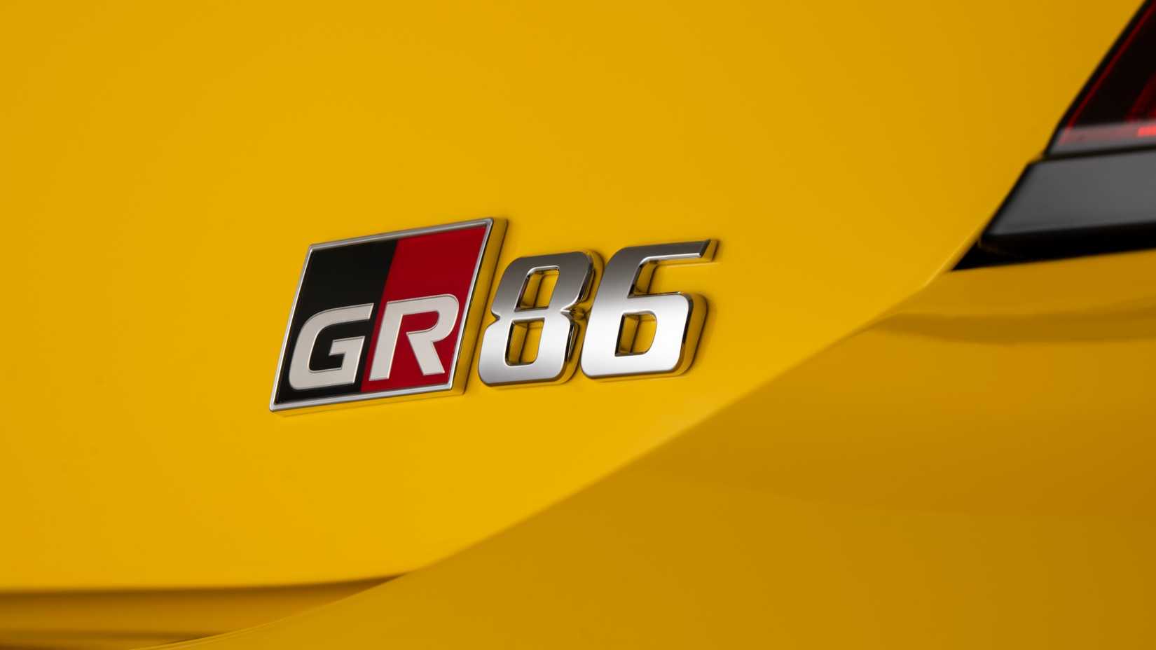 2026 Toyota GR86 Yuzu Edition Badge