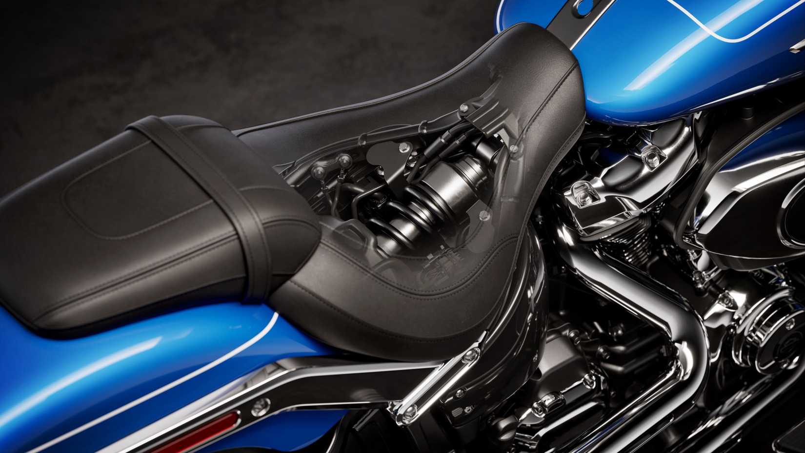 2025 Harley-Davidson Fat Boy famed Softail hidden rear suspension