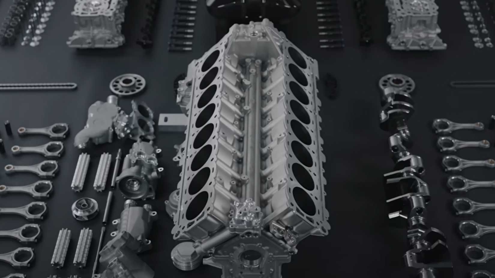 Bloco do motor Bugatti Tourbillon