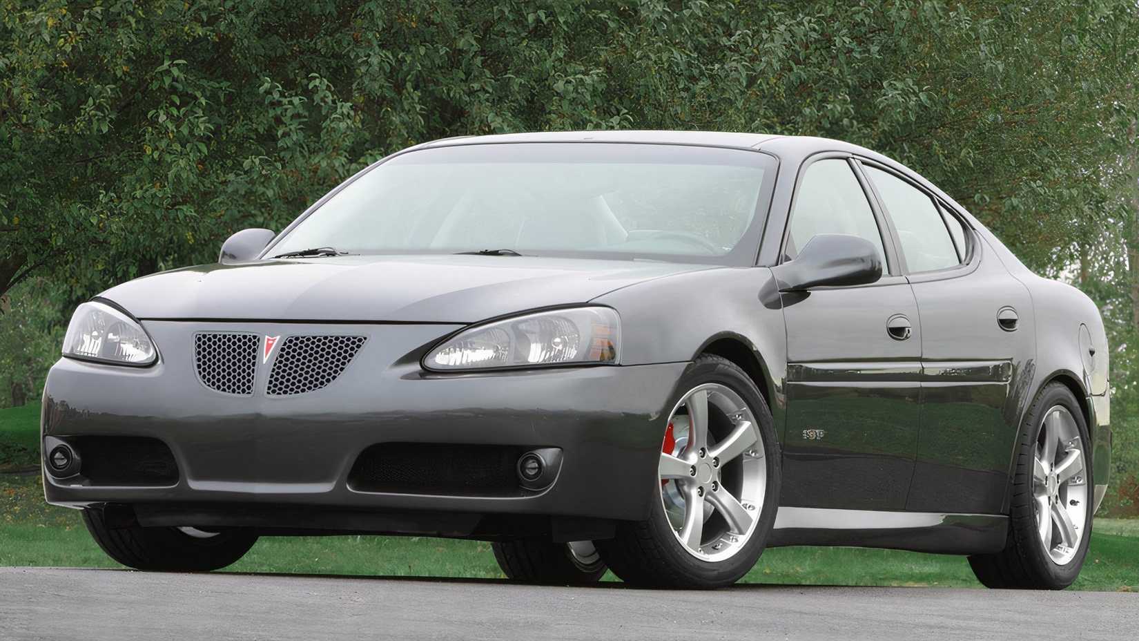 2002 Pontiac Grand Prix GXP, front 3/4 shot parked