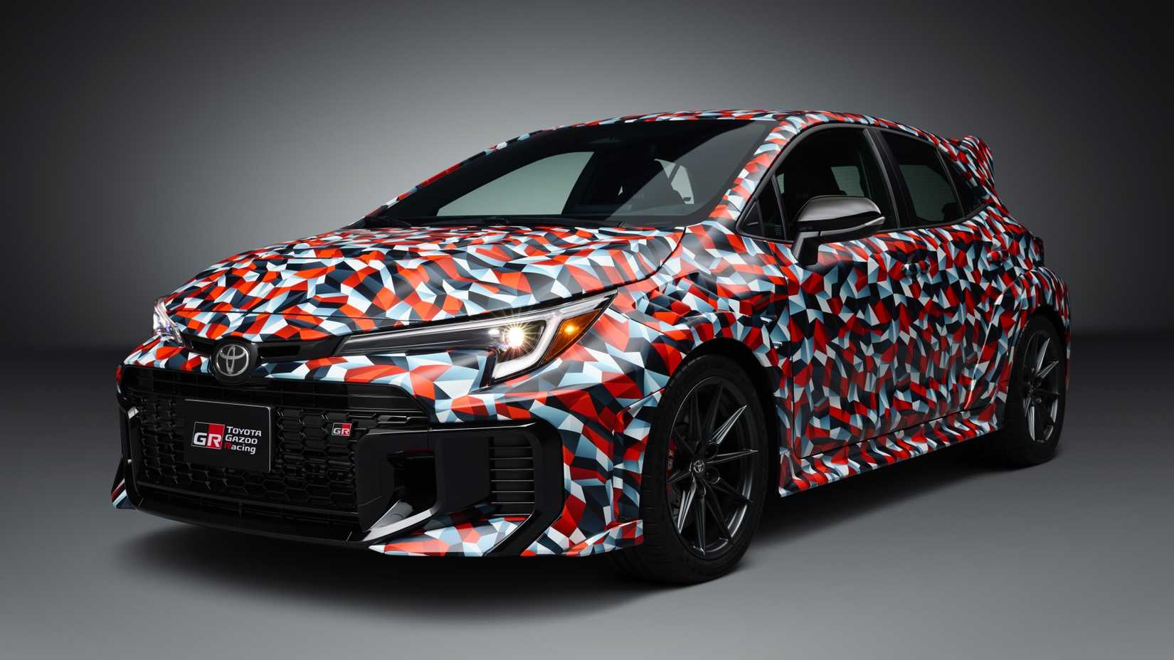 Toyota GR Corolla Development Vehicle Front Angle