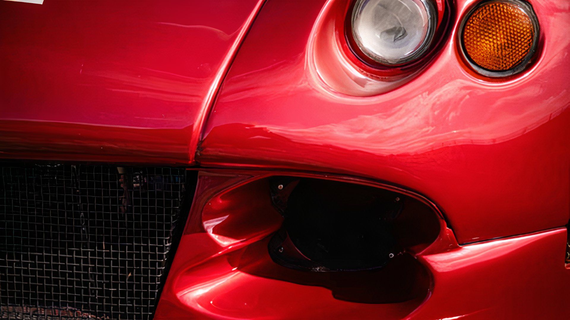 TVR Cerbera Speed 12, closeup of front bumper