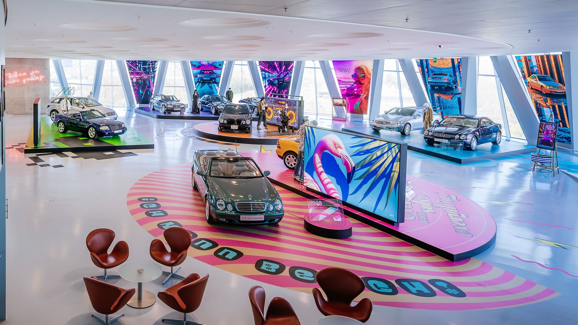 Youngtimer Display At Mercedes Museum Is a Journey Back To