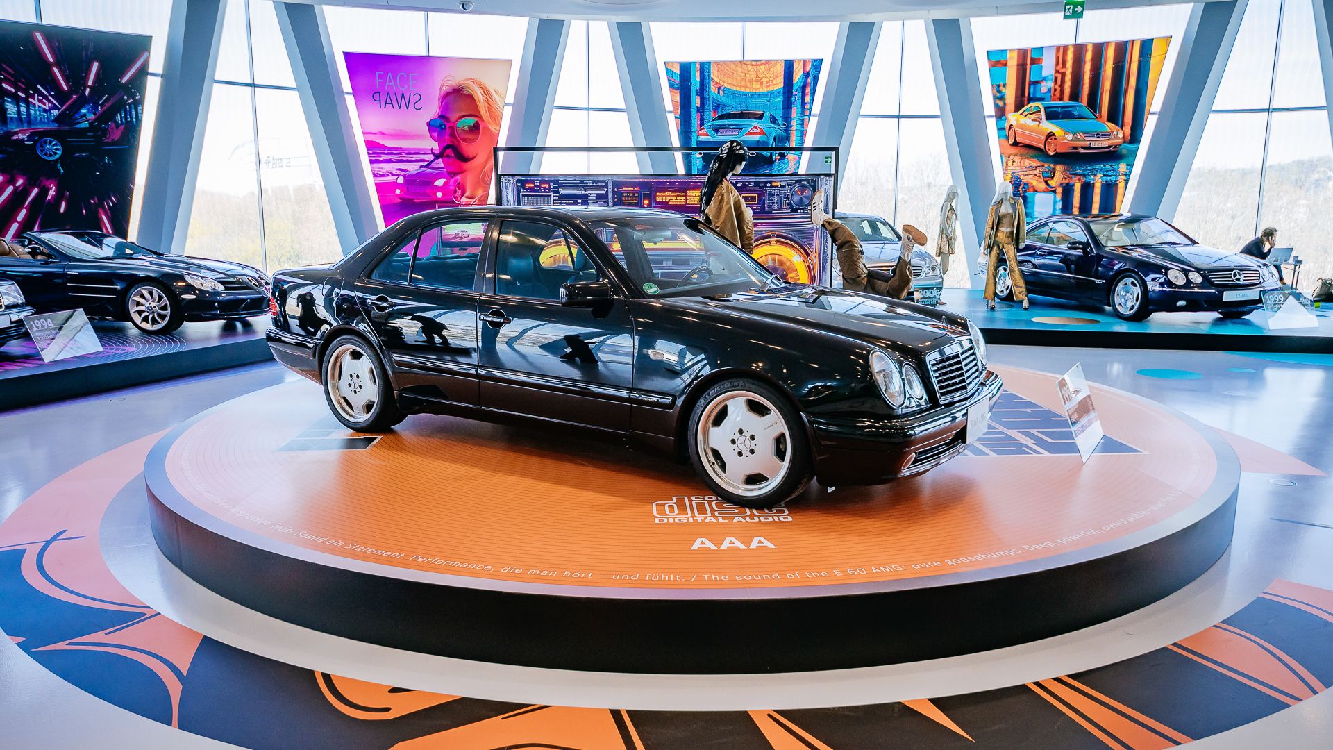 ⭐︎LAMY⭐︎Mercedes Benz Museum Youngtimer Display At Mercedes Museum Is a Journey Back To