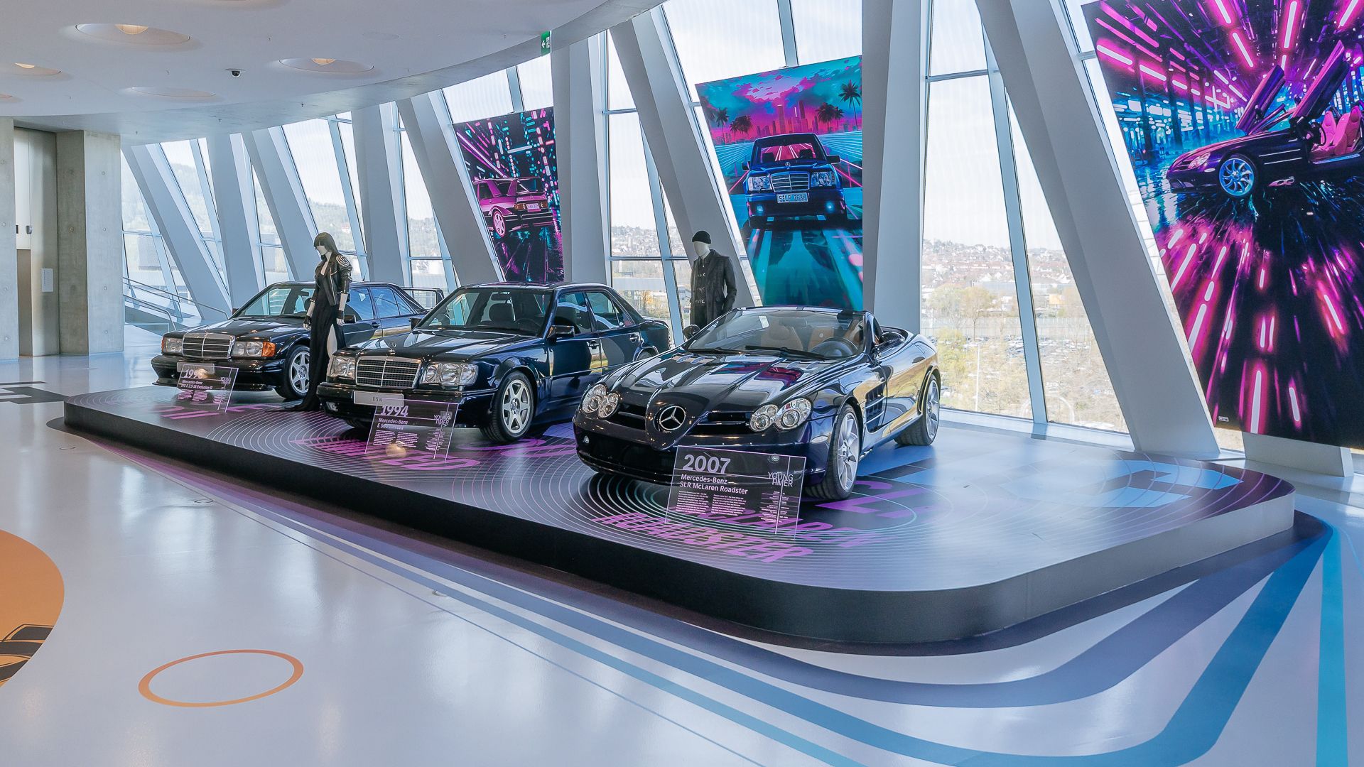 Youngtimer Display At Mercedes Museum Is a Journey Back To