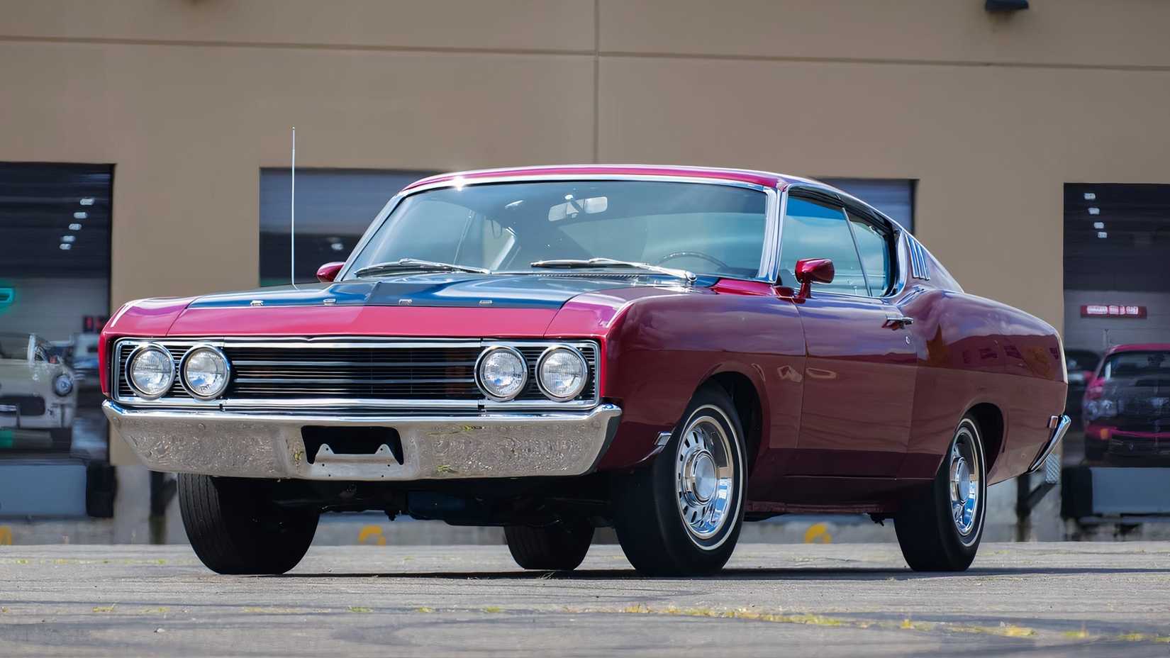 3/4 front view of 1969 Ford Torino Talladega