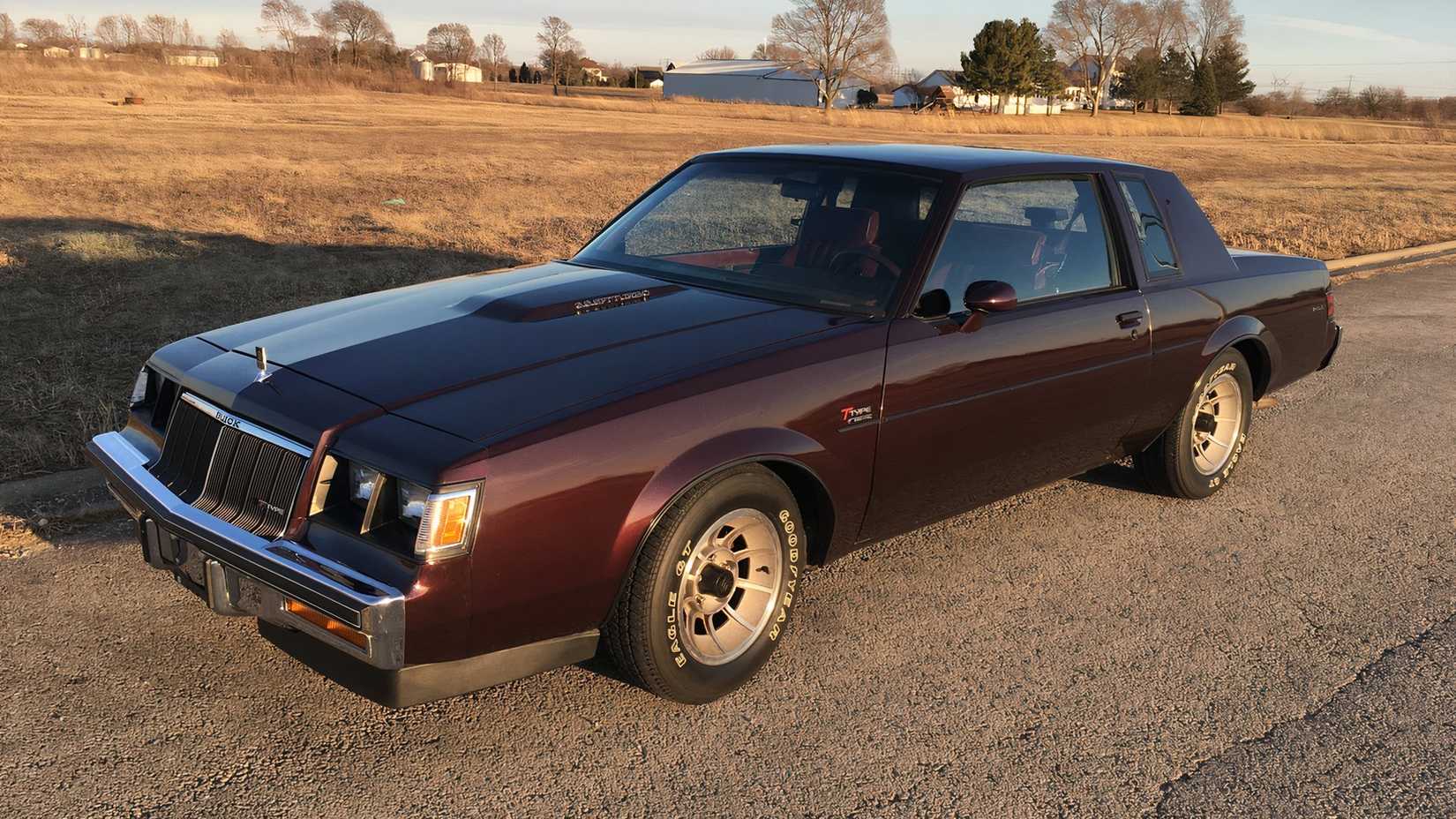 3/4 side view of 1986 Buick Regal T-Type