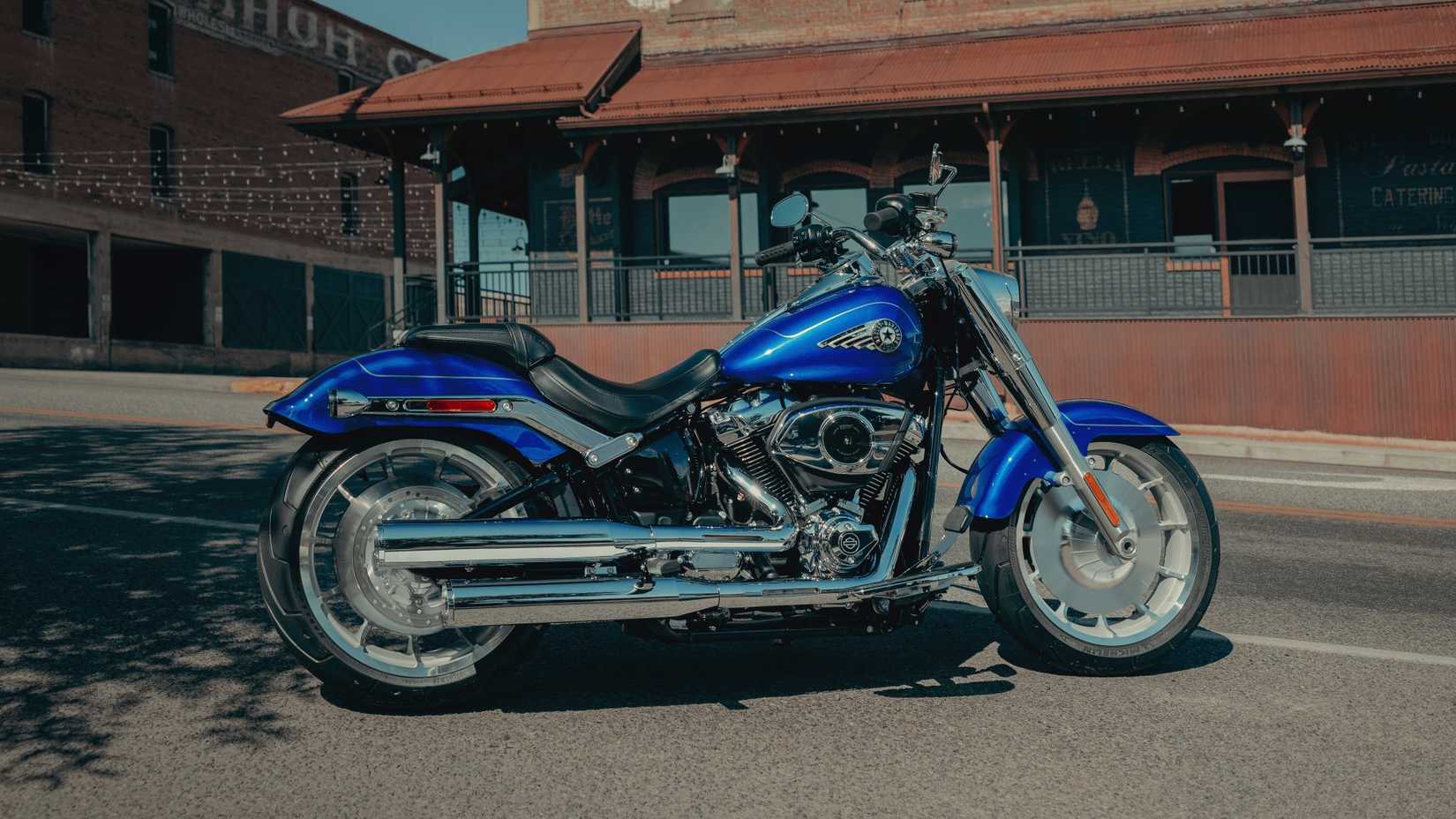 2025 Harley-Davidson Fat Boy design side profile view