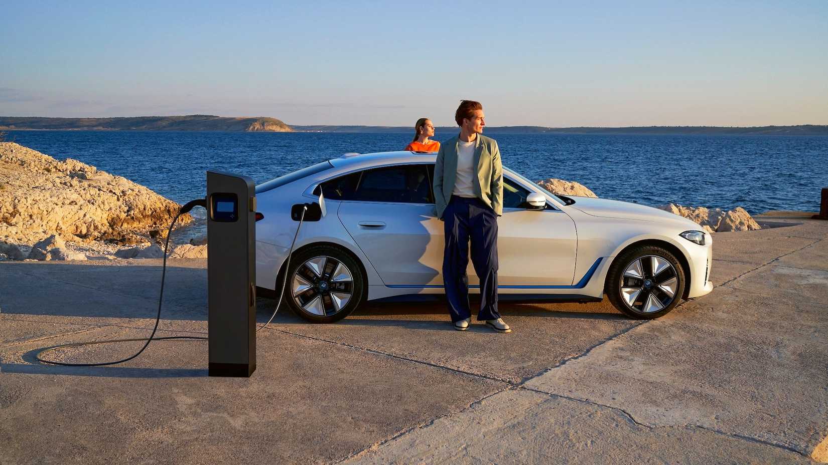 Side shot of a BMW Charging