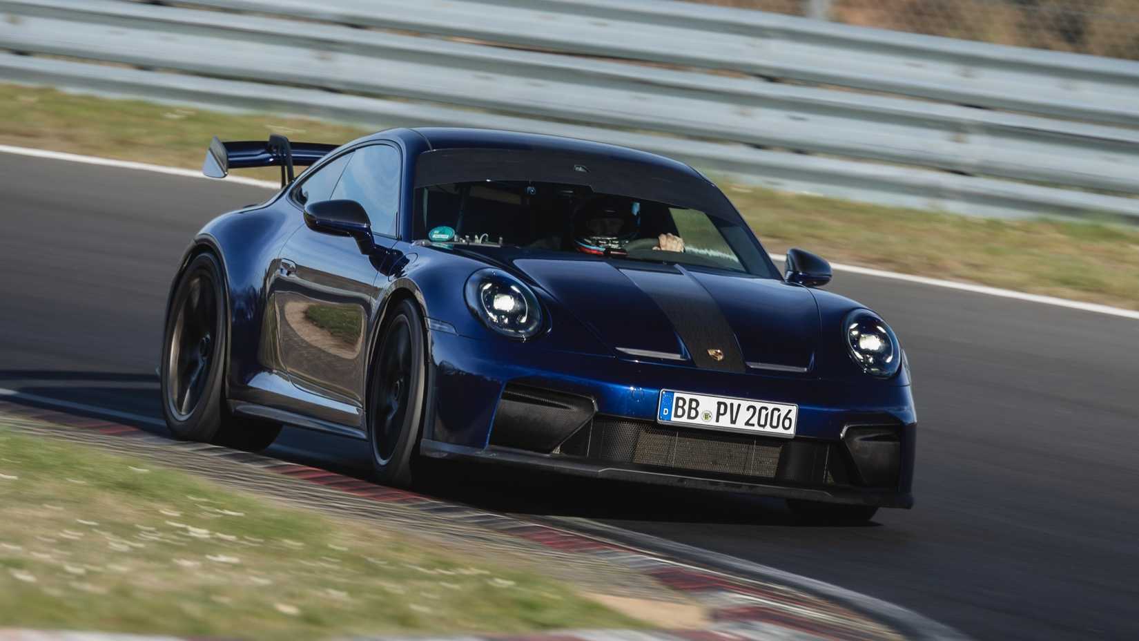 Porsche 911 GT3 Front View Cornering