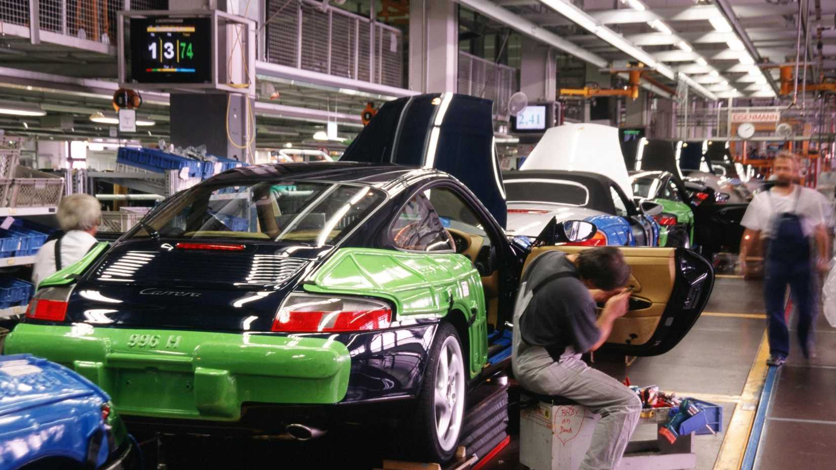 Porsche Zuffenhausen Home Factory Alemanha Linha de montagem 03