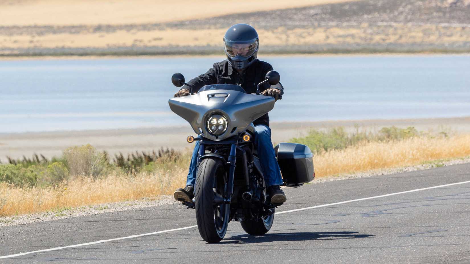 Rider in a 2025 Honda Rebel 1100T