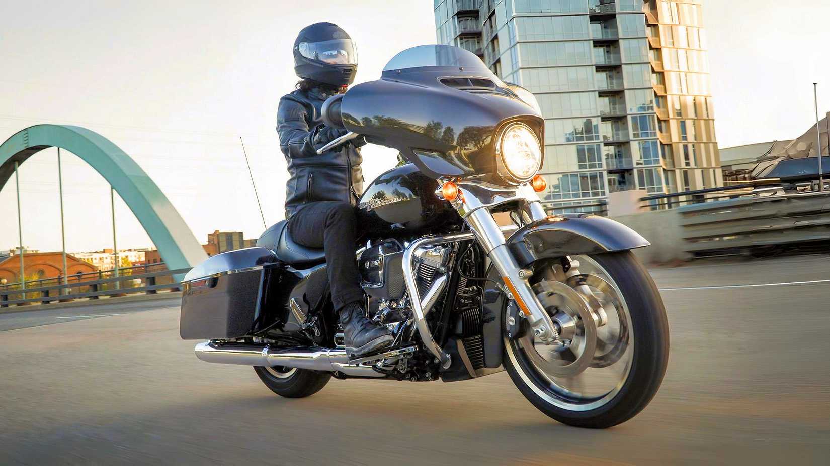 Rider on a 2020 Harley-Davidson Street Glide