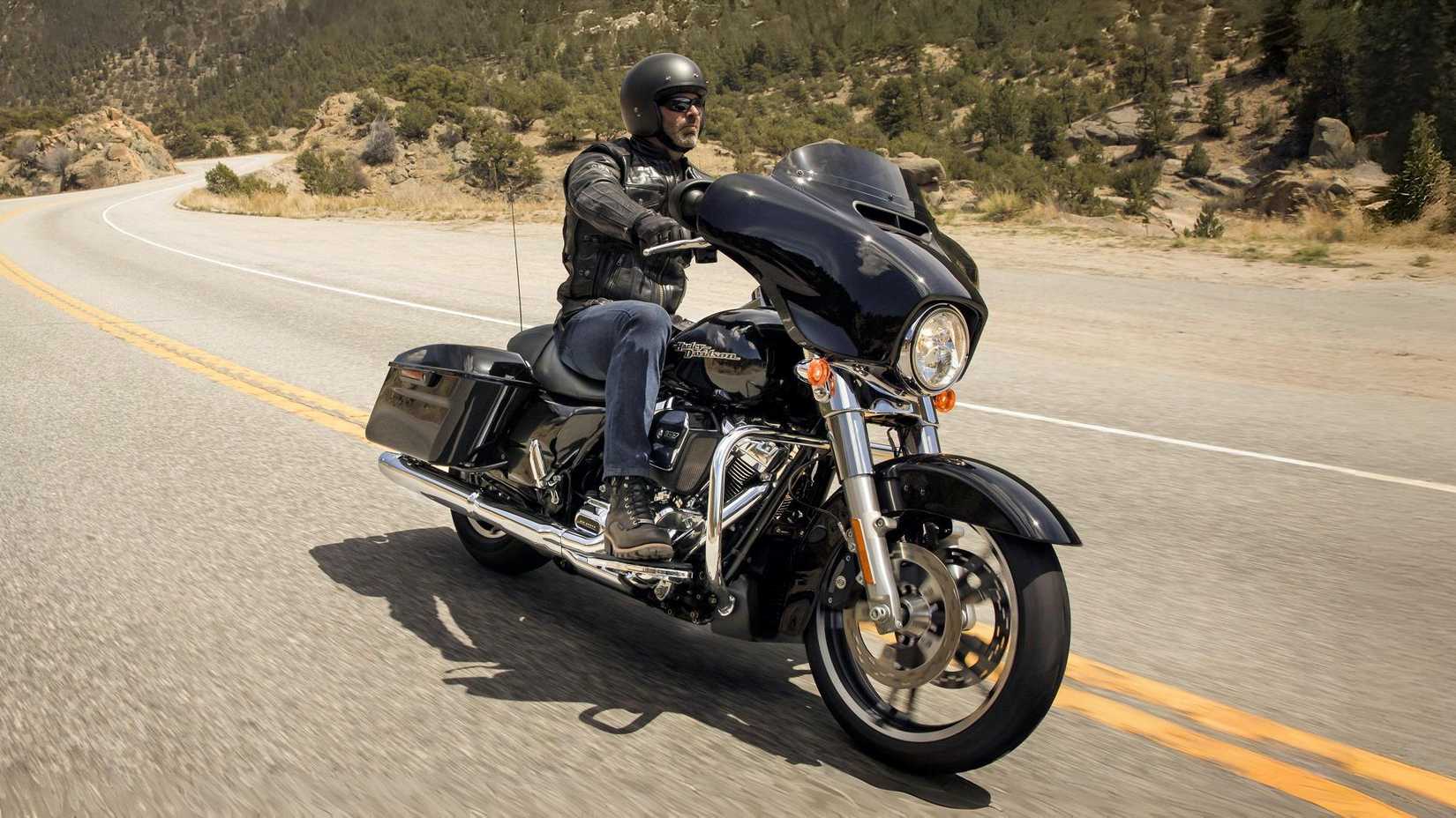 Rider on a 2020 Harley-Davidson Street Glide