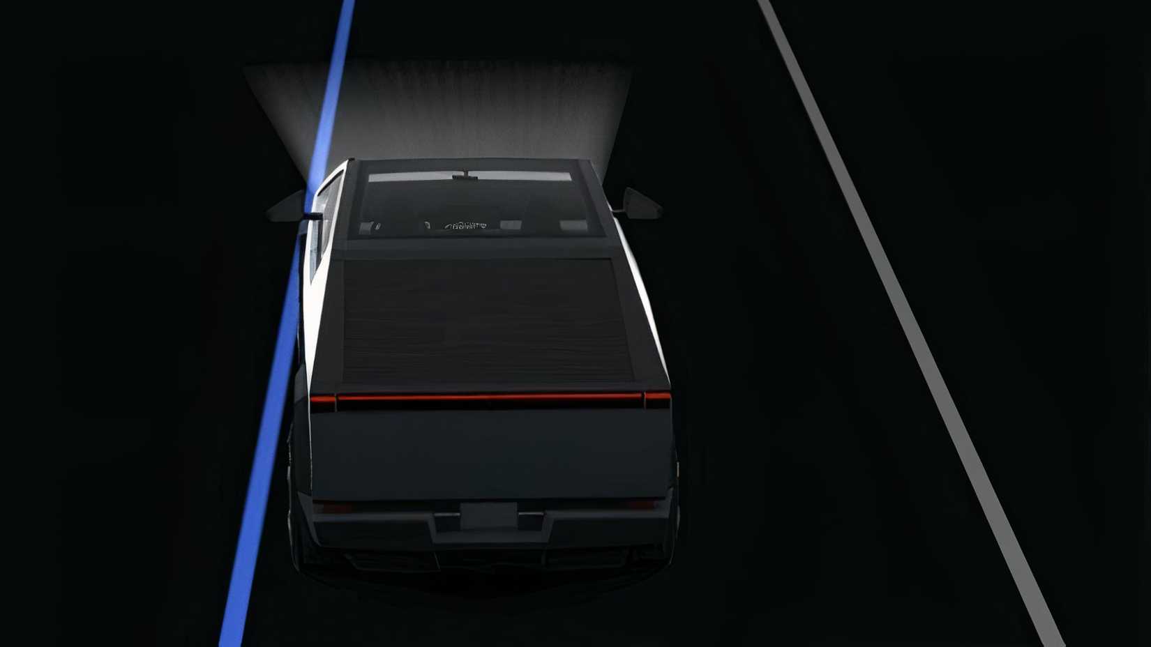 Tesla Cybertruck Active Lane-Keeping Assist