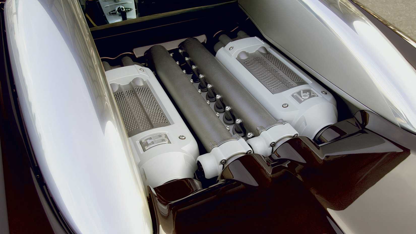 2005 Bugatti Veyron, engine 