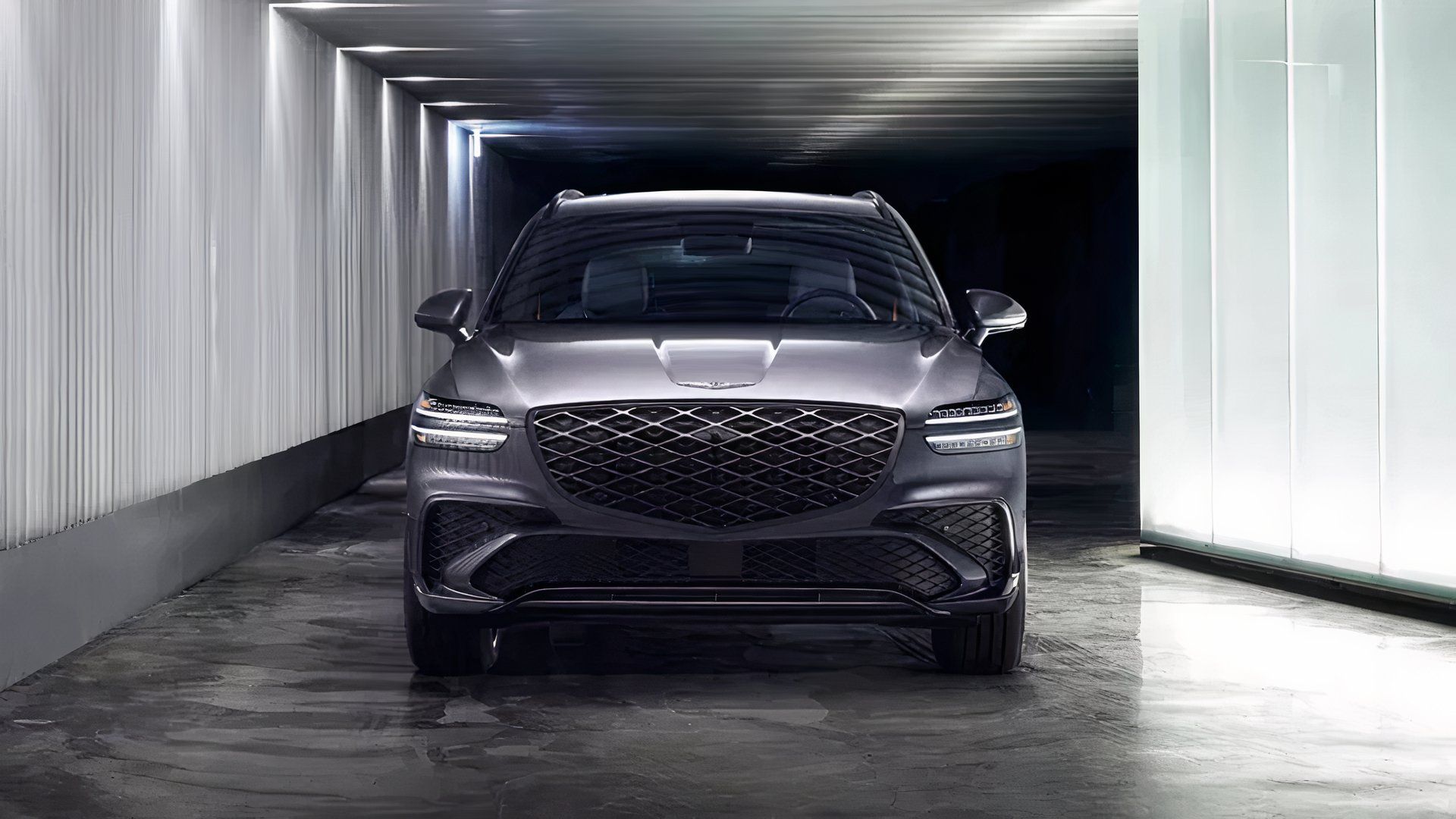 2025 Genesis GV70, front 3/4