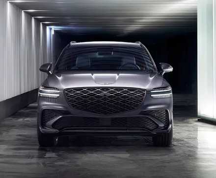 2025 Genesis GV70, front 3/4
