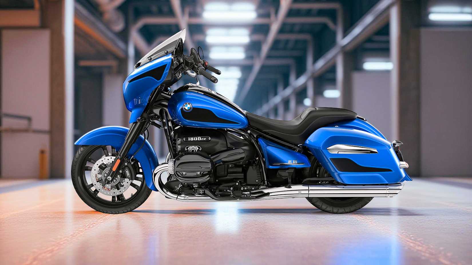 2024 BMW R 18 B static profile quarter shot