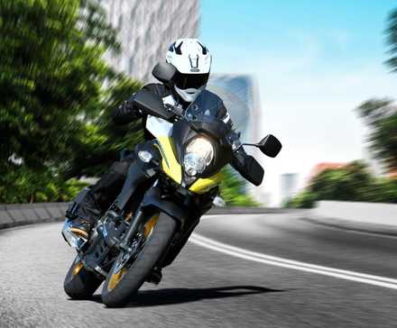 2024 Suzuki V-Strom 650XT Ação Dianteira
