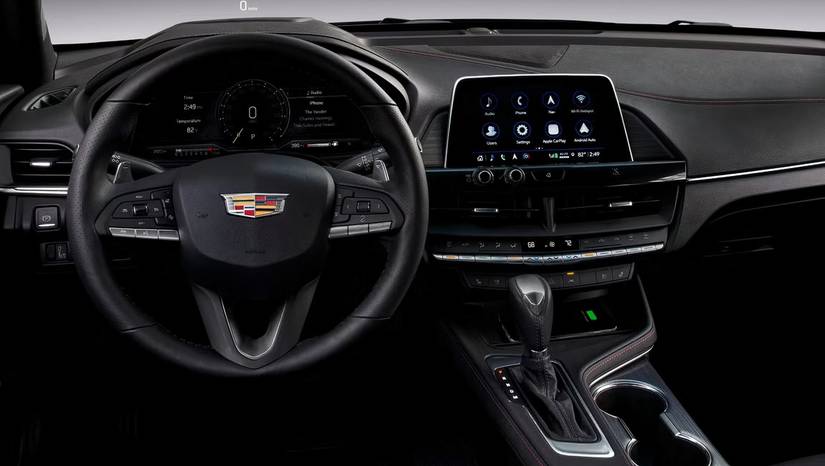 2025 Cadillac CT4 cockpit view