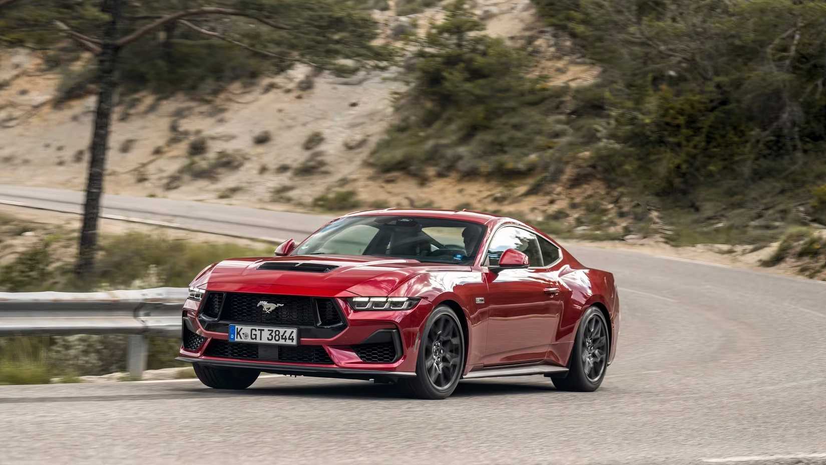 2025 Ford Mustang driving