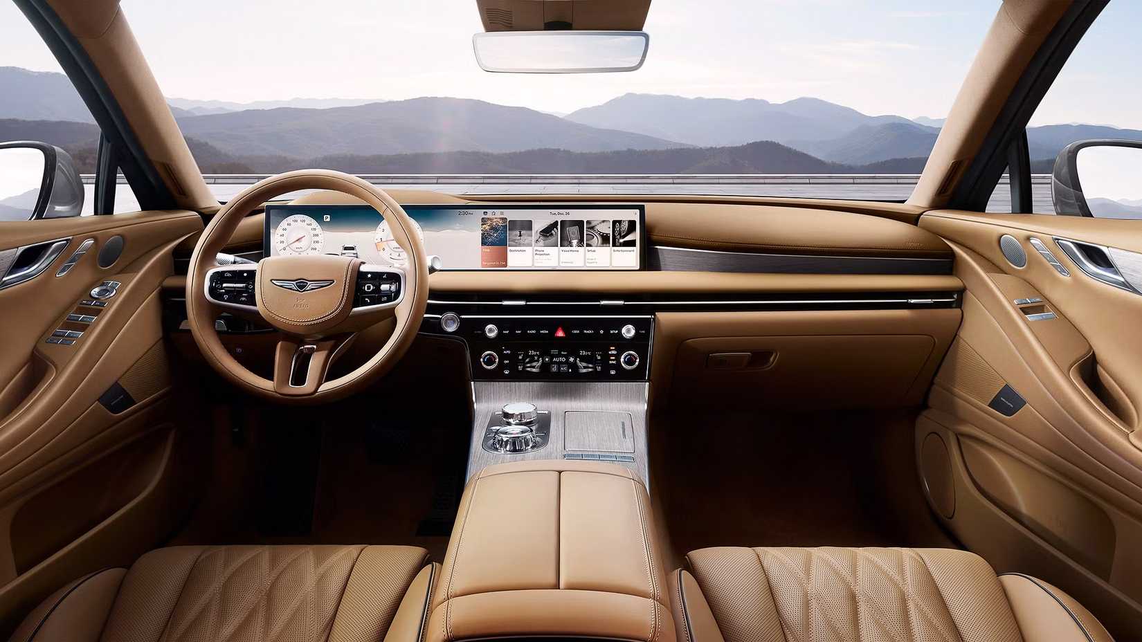 2025 Genesis G80 Dashboard