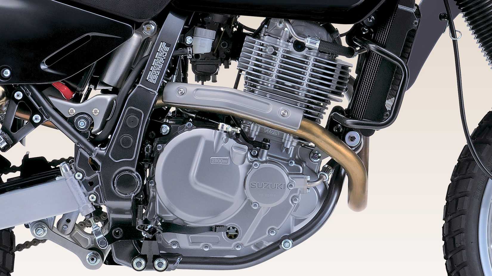 2025 Suzuki DR650S engine close-up detail