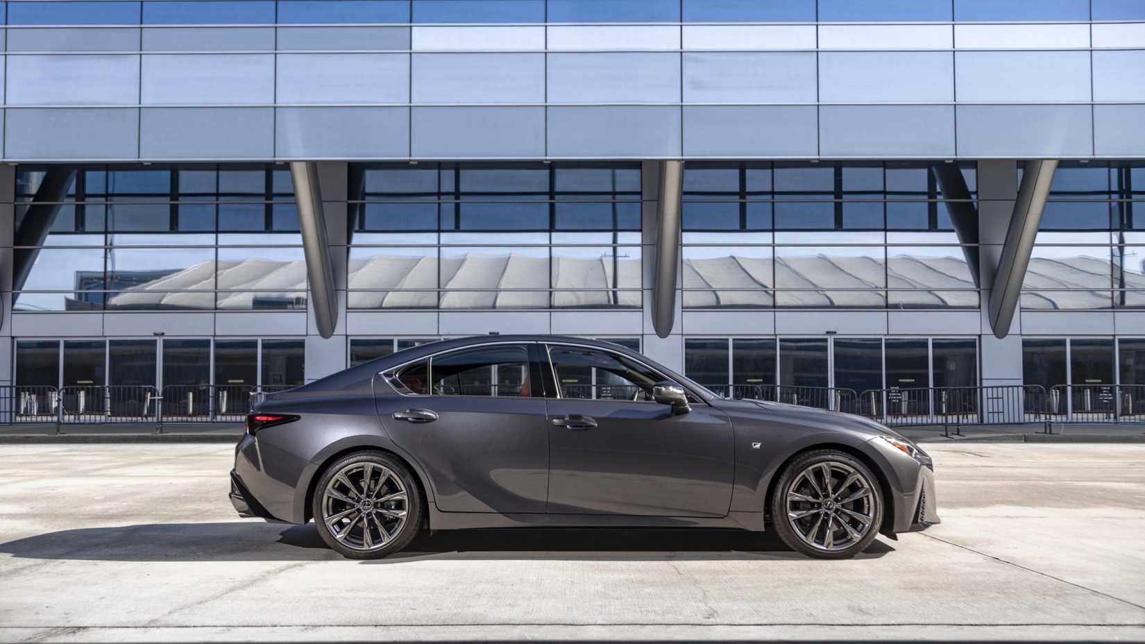 2025 Lexus IS 300 in gray parked on road