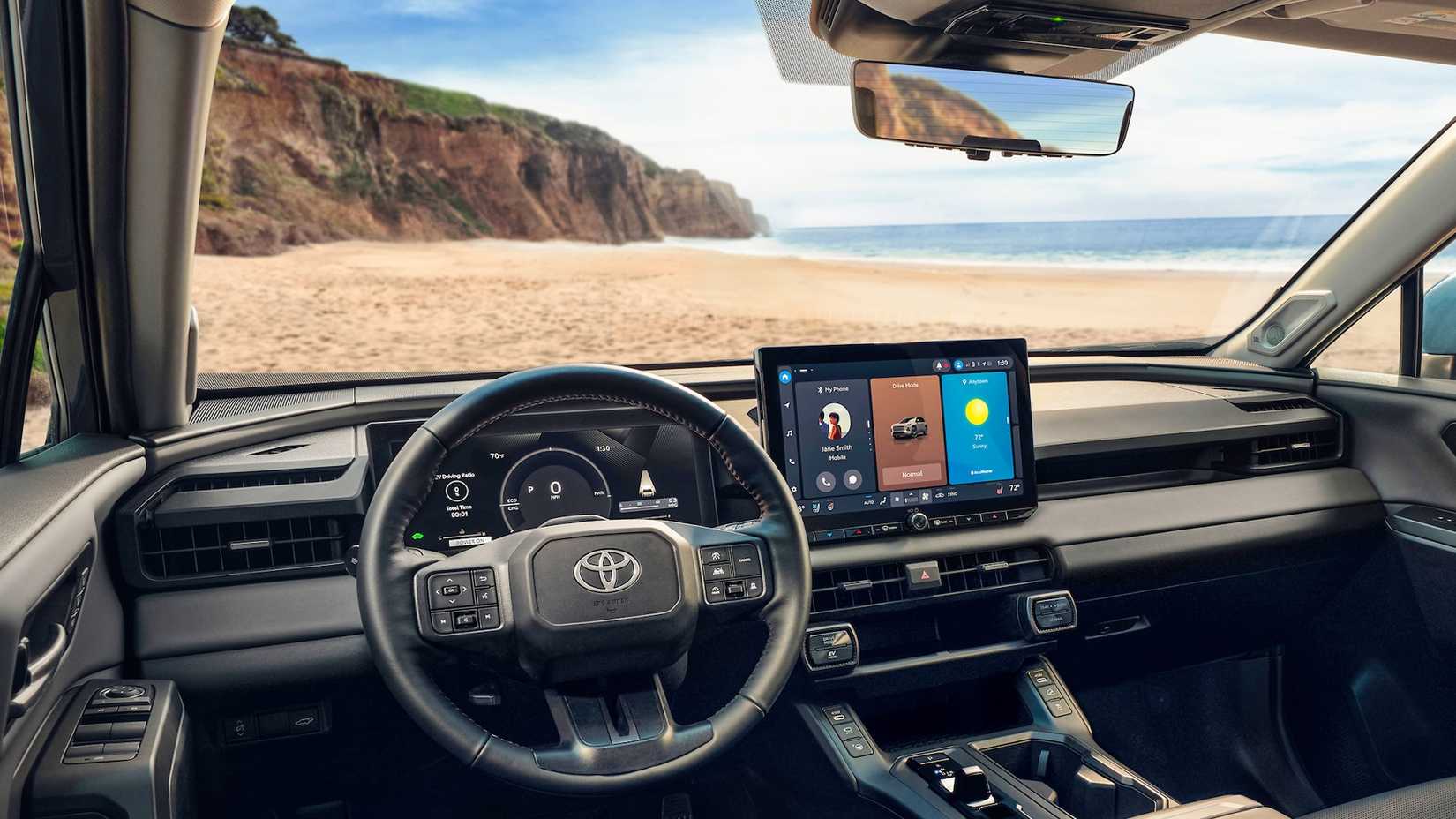 Painel limitado Toyota RAV4 2026