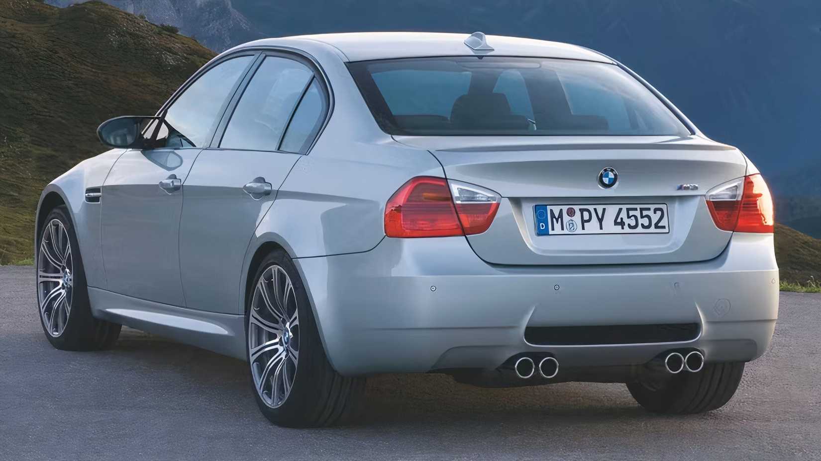 2008 BMW M3 rear 3/4 shot