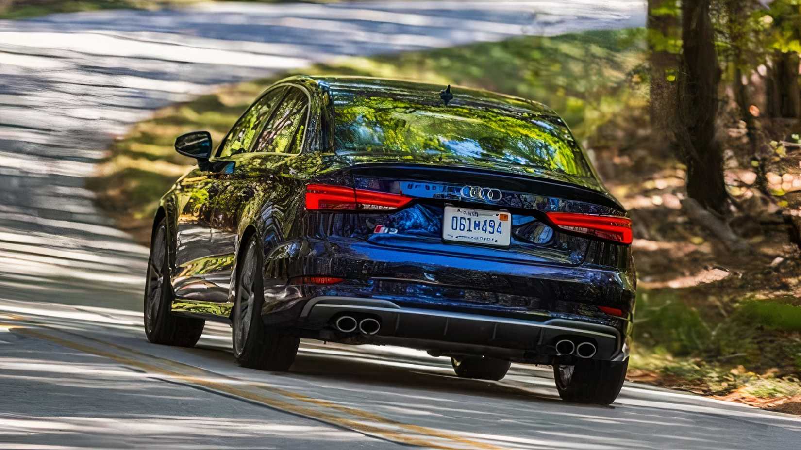 2017 Audi S3 rear 3/4