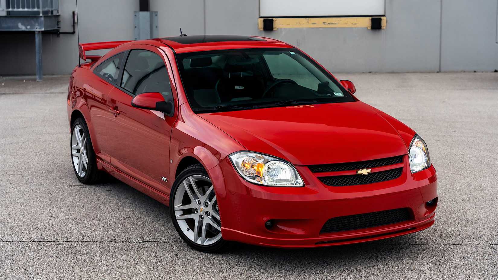 2009 Chevrolet Cobalt SS Turbocharged in red parked in parking lot