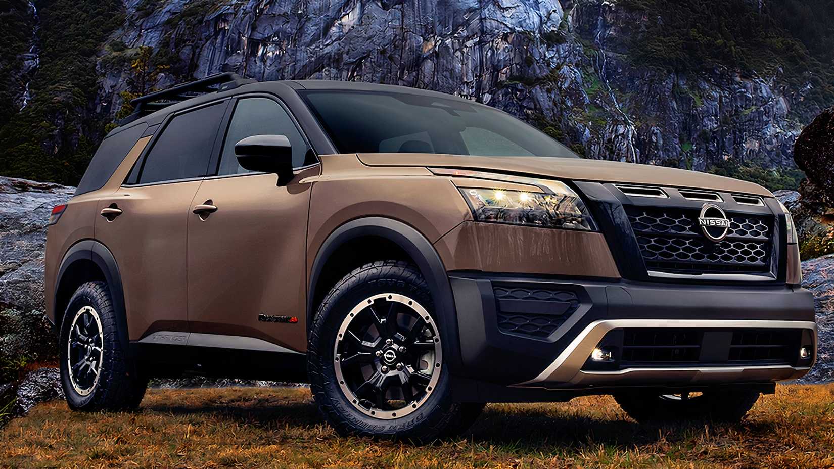 2025 Nissan Pathfinder Rock Creek front three quarter