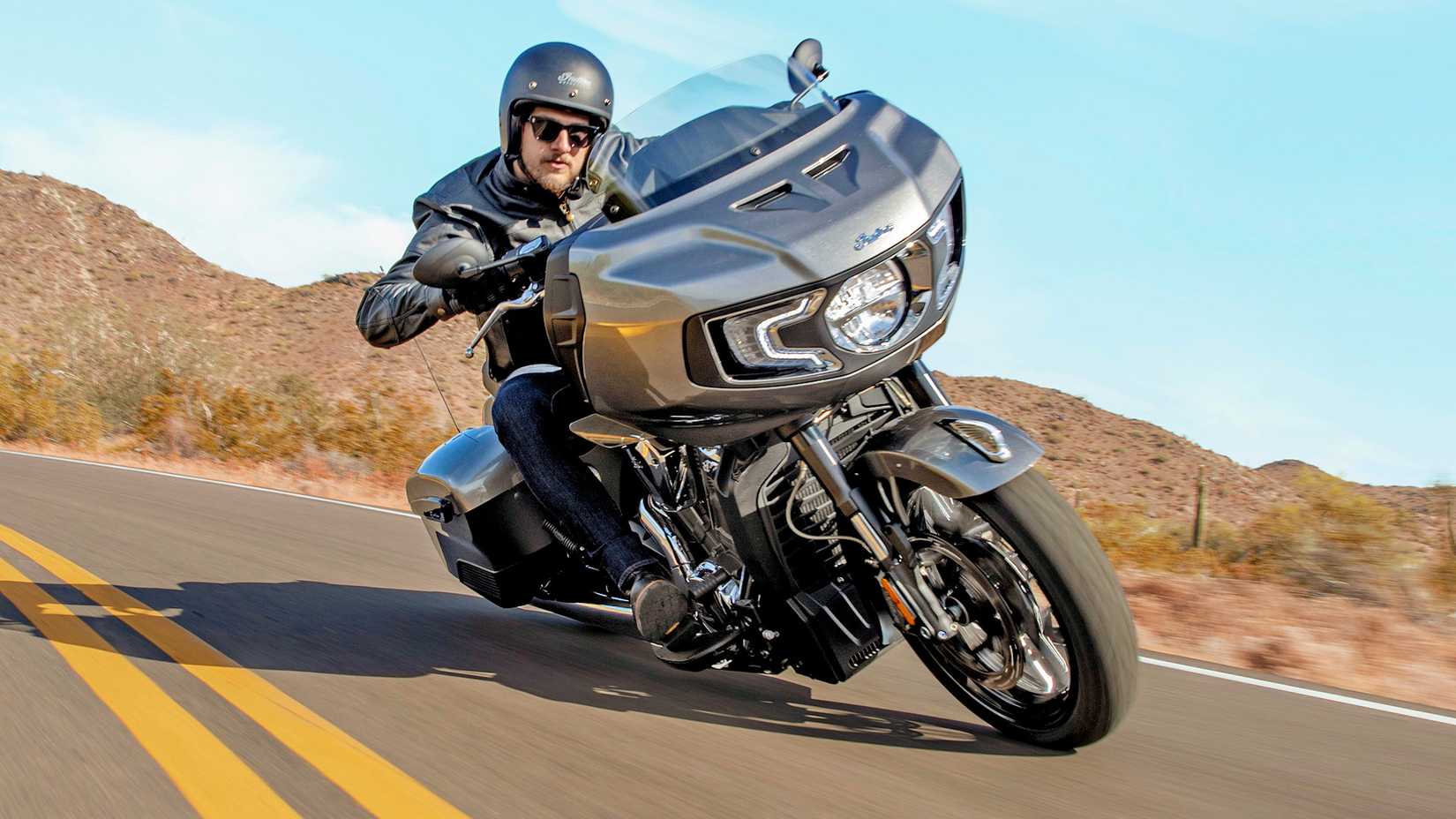 Rider on a 2020 Indian Challenger