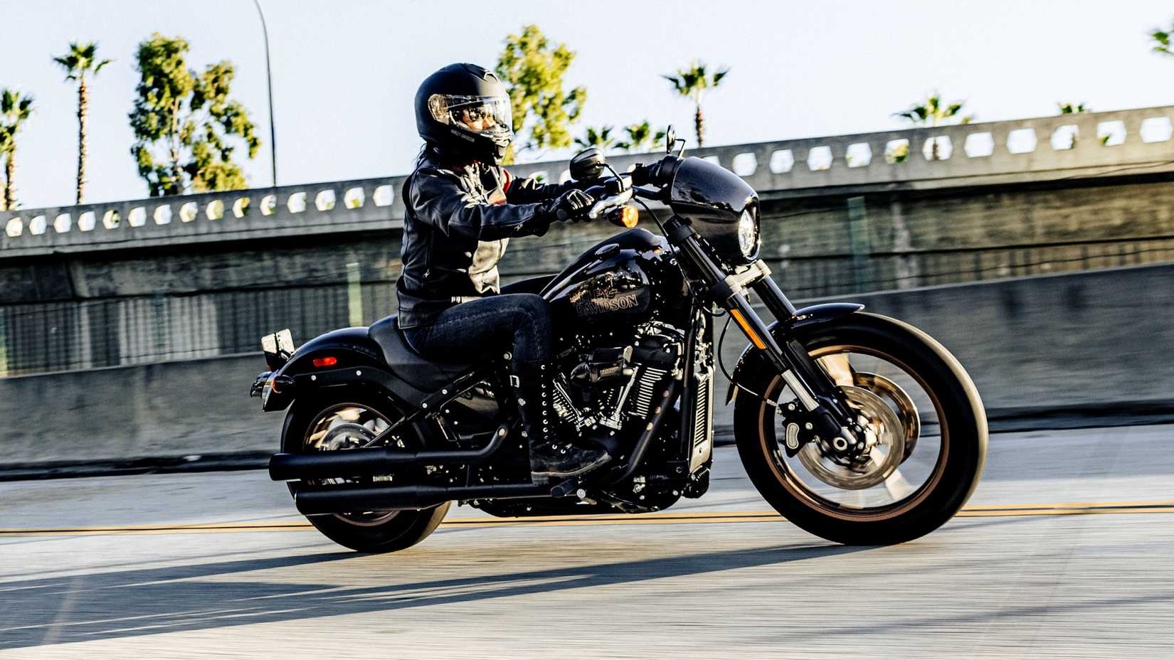 Rider on a 2022 Harley-Davidson Low Rider S