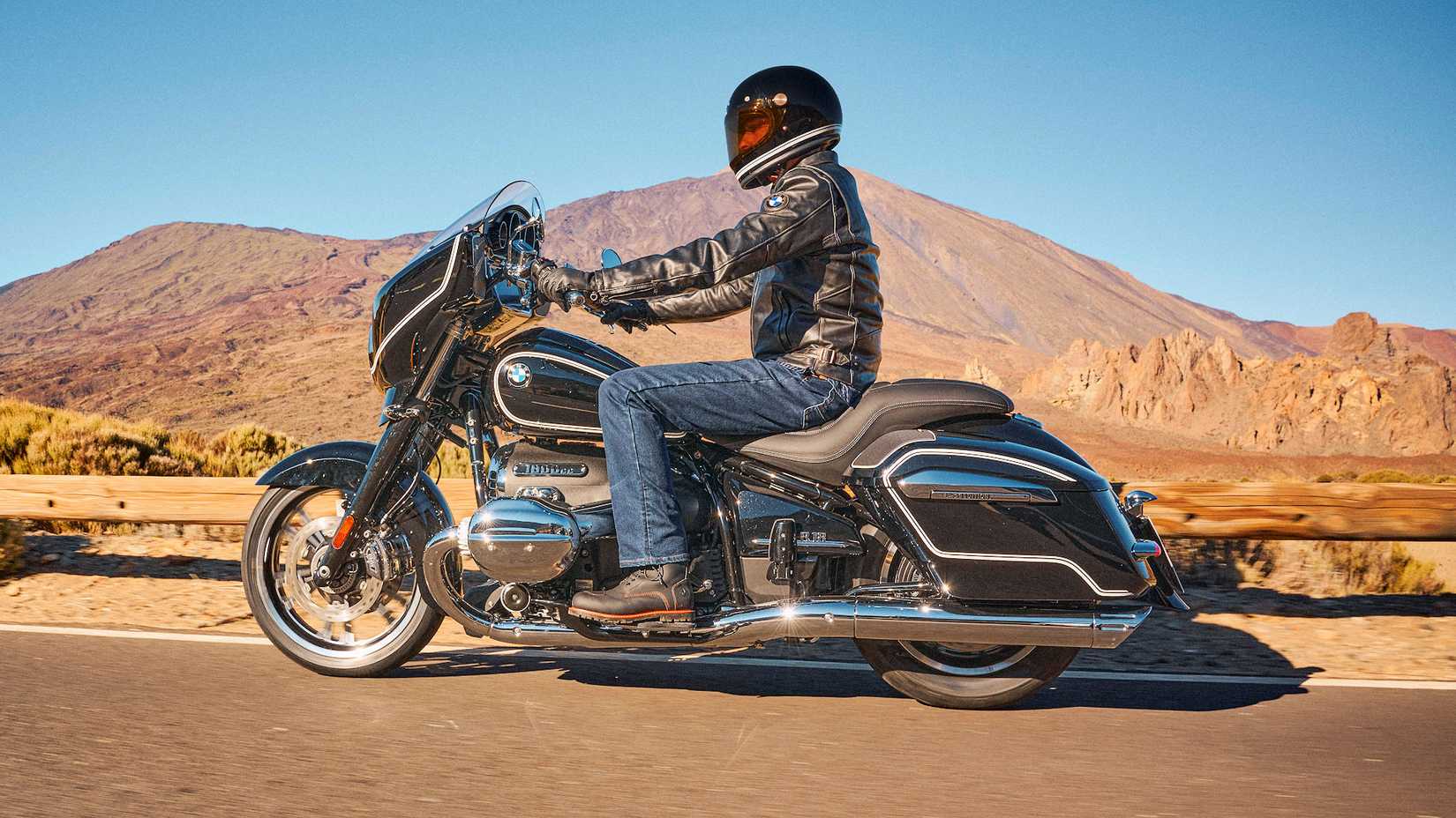 Rider on a 2022 BMW R 18 B