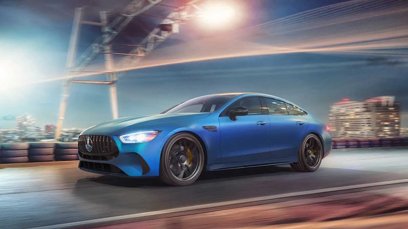 2025 Mercedes-AMG GT 63 4-door Coupe, front 3/4