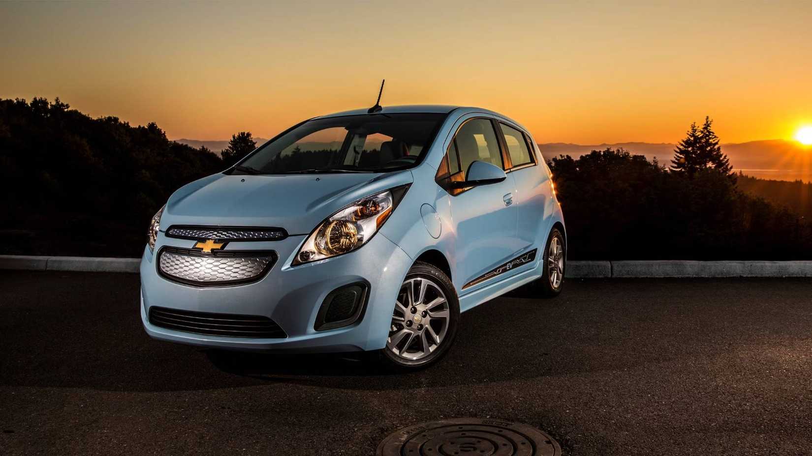 Front Three Quarter of the 2014 Chevrolet Spark EV
