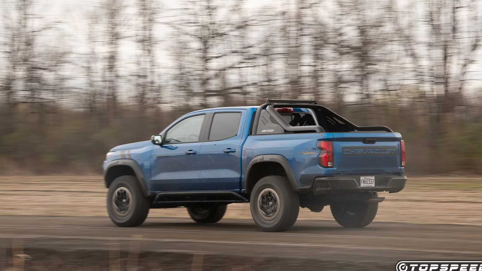 2024 Chevrolet Colorado ZR2 Driving Rear Side