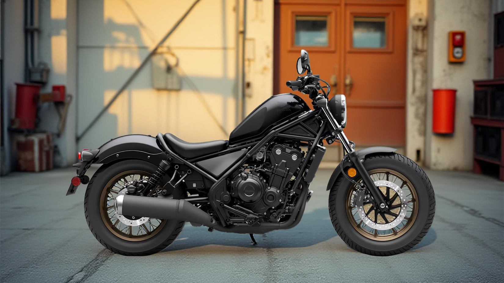 2024 Honda Rebel 500 static profile shot