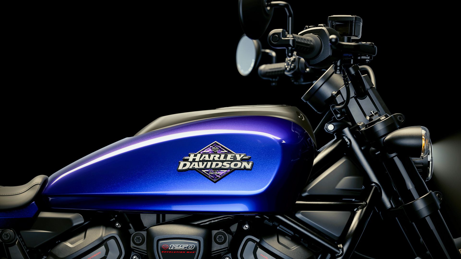 Detalhe do tanque Harley-Davidson Sportster S 2025