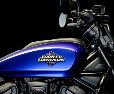 Detalhe do tanque Harley-Davidson Sportster S 2025