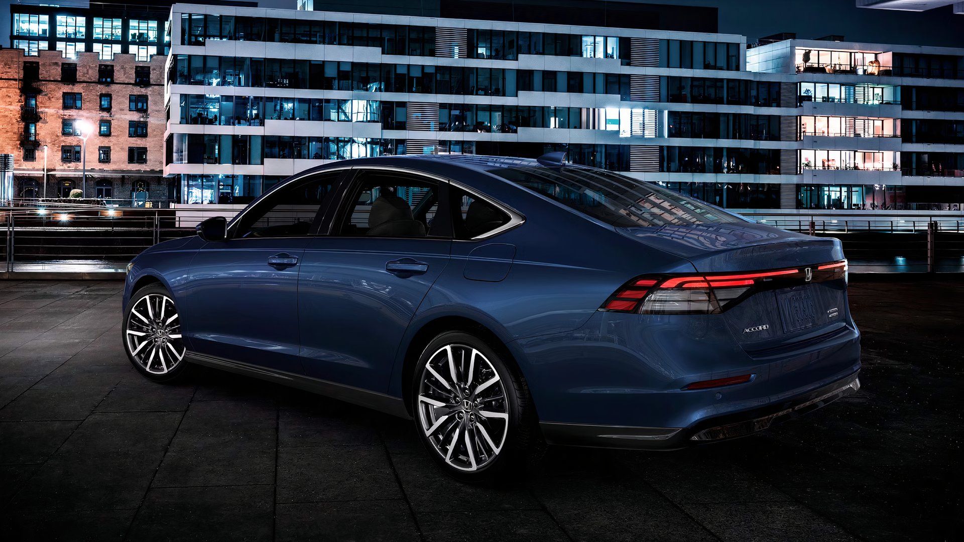 2025 Honda Accord in blue parked