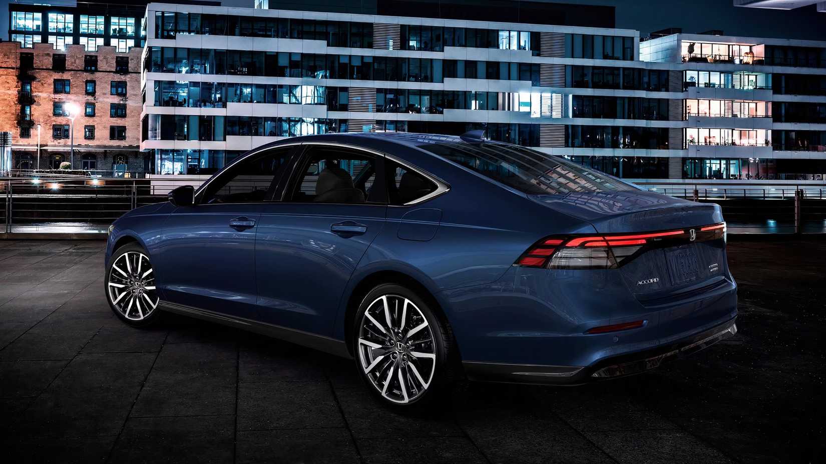 2025 Honda Accord in blue parked