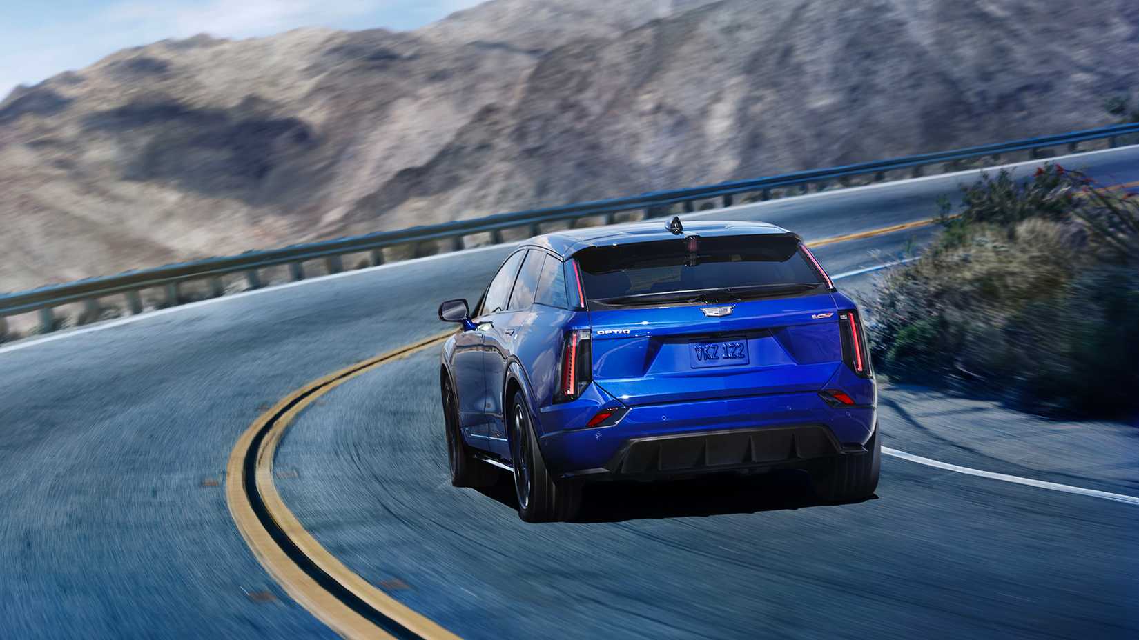 2026 Cadillac Optiq-V cornering