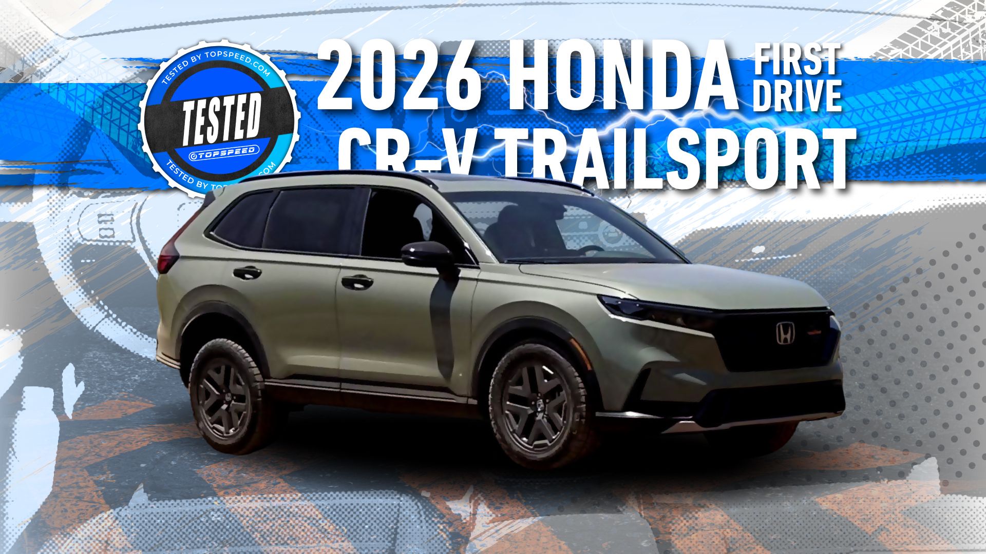 Imagem heróica do Honda CR-V TrailSport 2026
