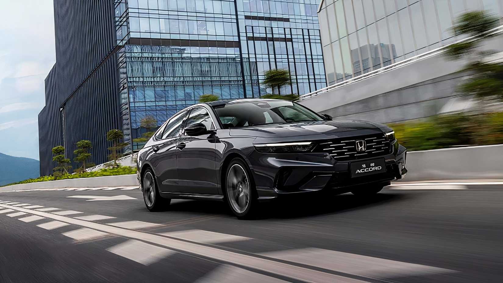 Dynamic shot of the 2026 Honda Accord