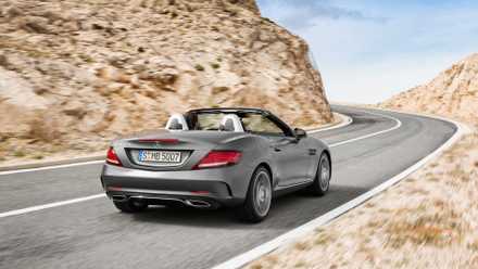 Mercedes-Benz SLC (2017), rear 3/4