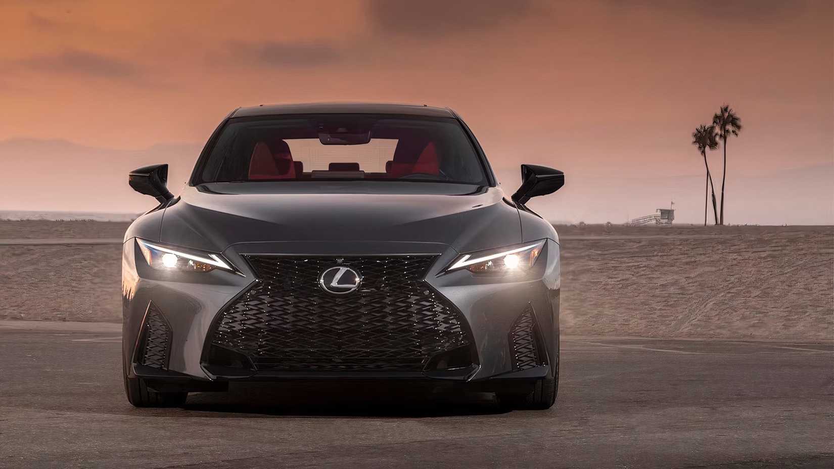2025 Lexus IS 350 in gray parked